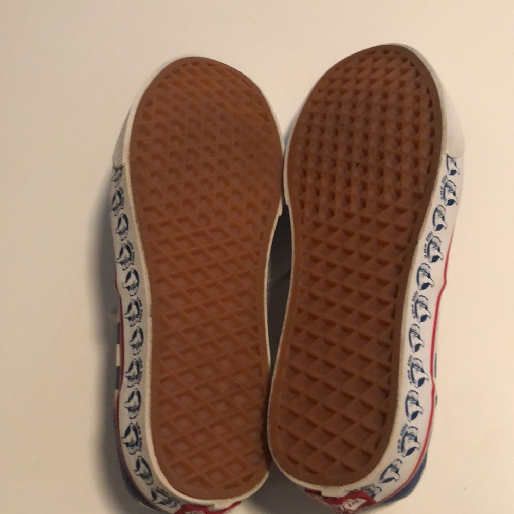 Vans Off The Wall NWOT Blue/White Checker Sneakers - Picture 8 of 9